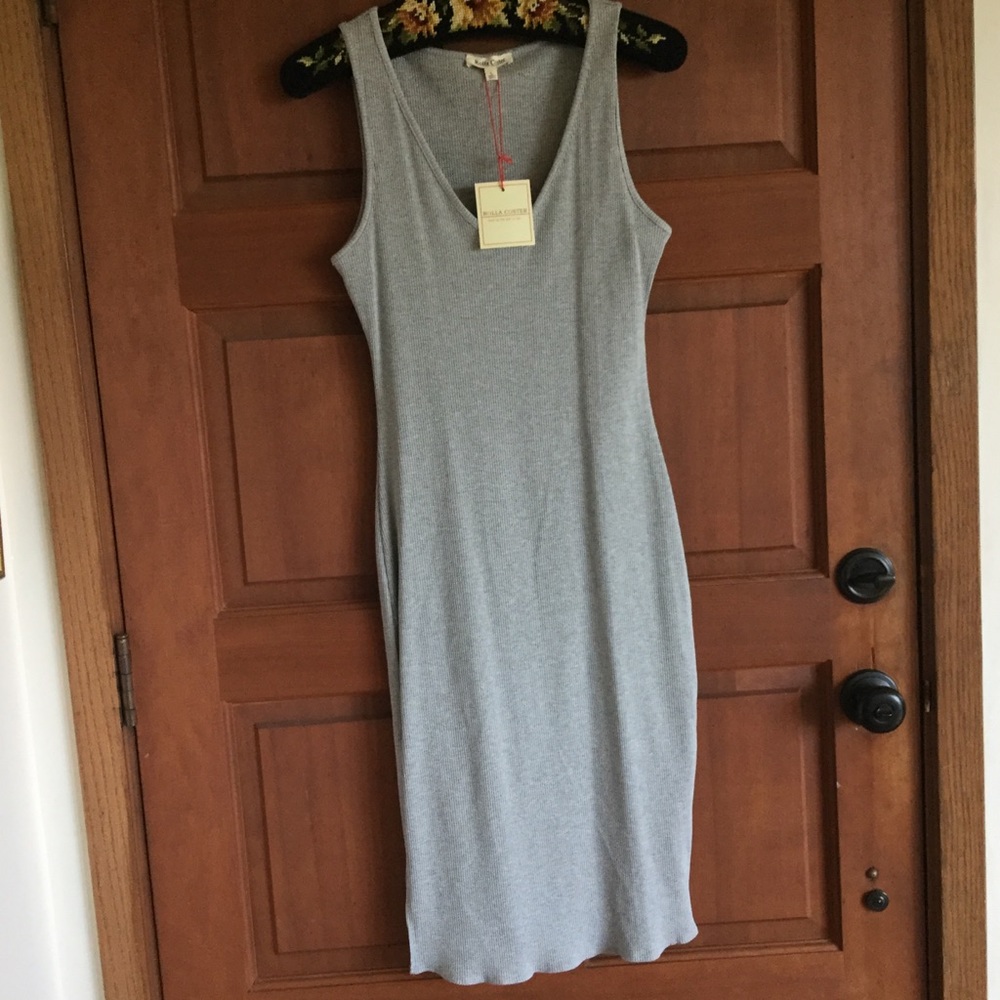 Rolla Costner grey midi dress